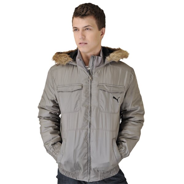 Kurtka zimowa męska PUMA KURTKA MENS ACTIVE BOMBER HD 55812602 kolor szary