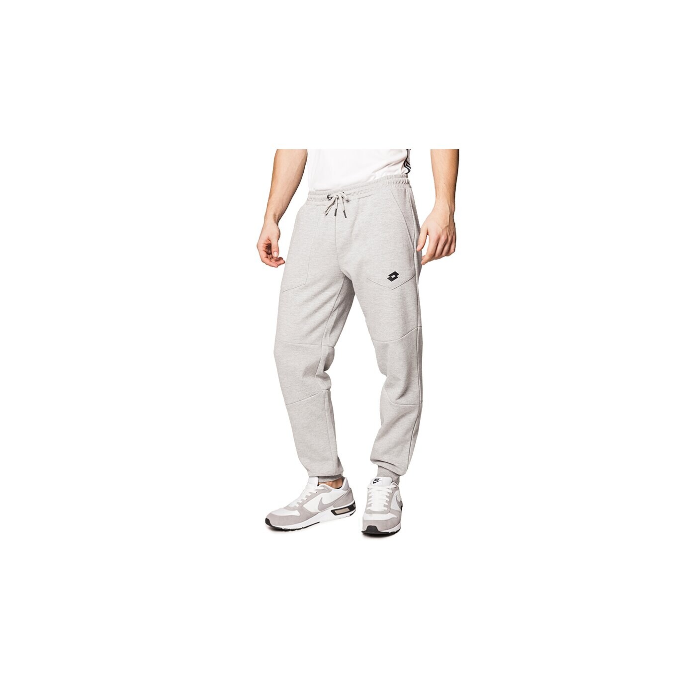 Spodnie dresowe męskie LOTTO SPODNIE TOMRA lo16spm14001 kolor szary