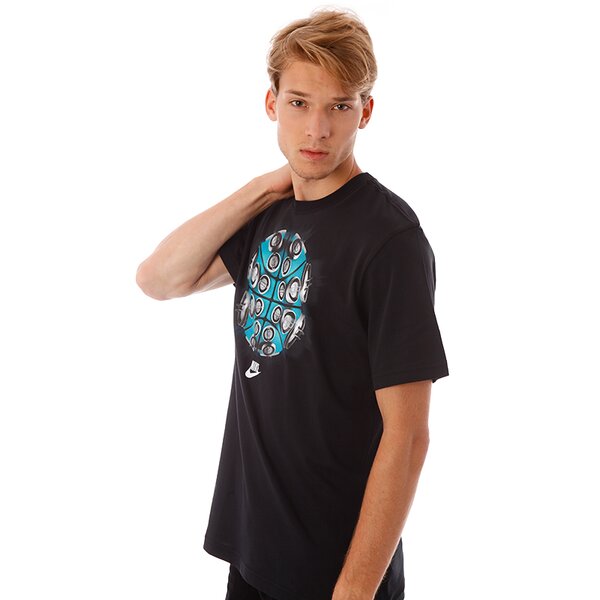 Koszulka męska NIKE T-SHIRT BB SPEAKER BALL 545940010 kolor czarny