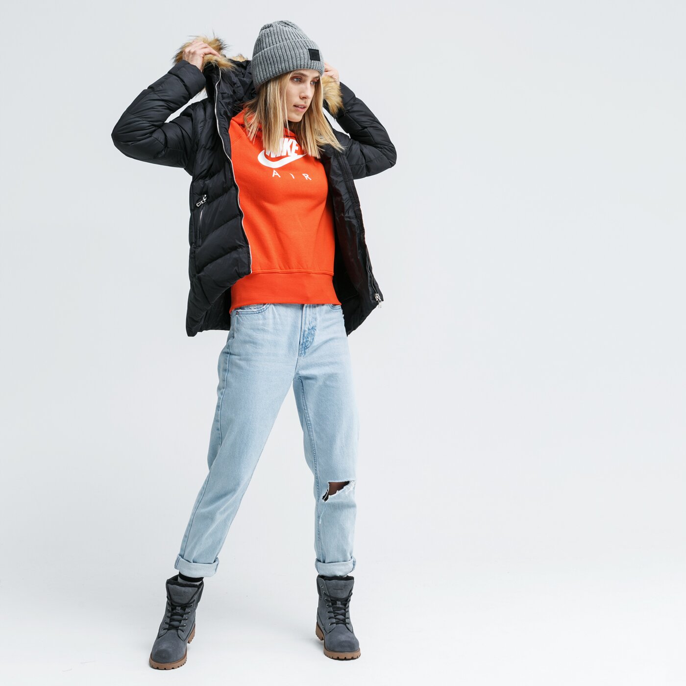 Kurtka zimowa damska FEEWEAR KURTKA ZIMOWA PEPINO fw39kud37002 kolor czarny