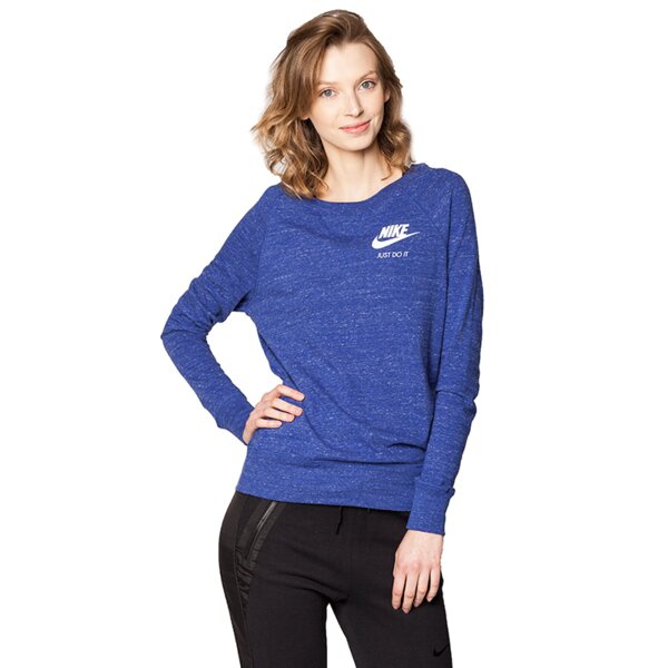 Bluza damska NIKE BLUZA GYM VINTAGE CREW 726055455 kolor granatowy
