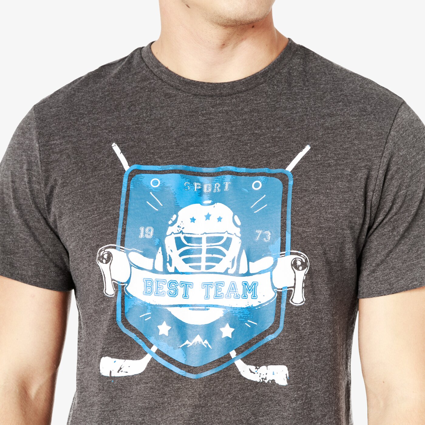 Koszulka męska LOTTO T-SHIRT SS BANDY lo38tsm27001 kolor szary