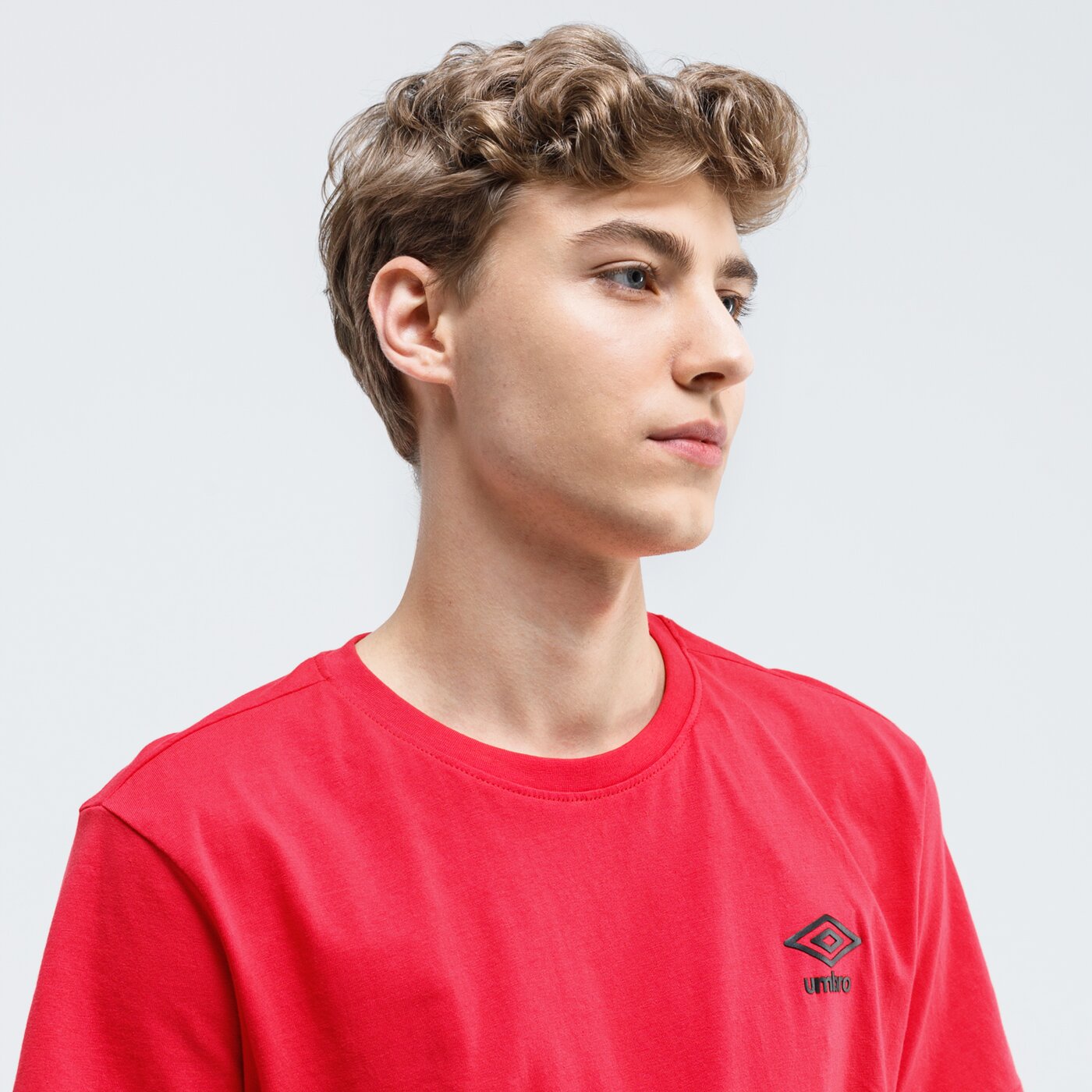 Koszulka męska UMBRO T-SHIRT MARCEL ul120tsm40005 kolor czerwony