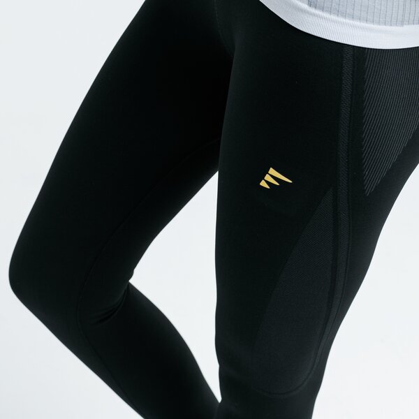 Spodnie dresowe damskie FEEWEAR LEGGINGS TERMICZNE SEAL fw39bid51002 kolor czarny