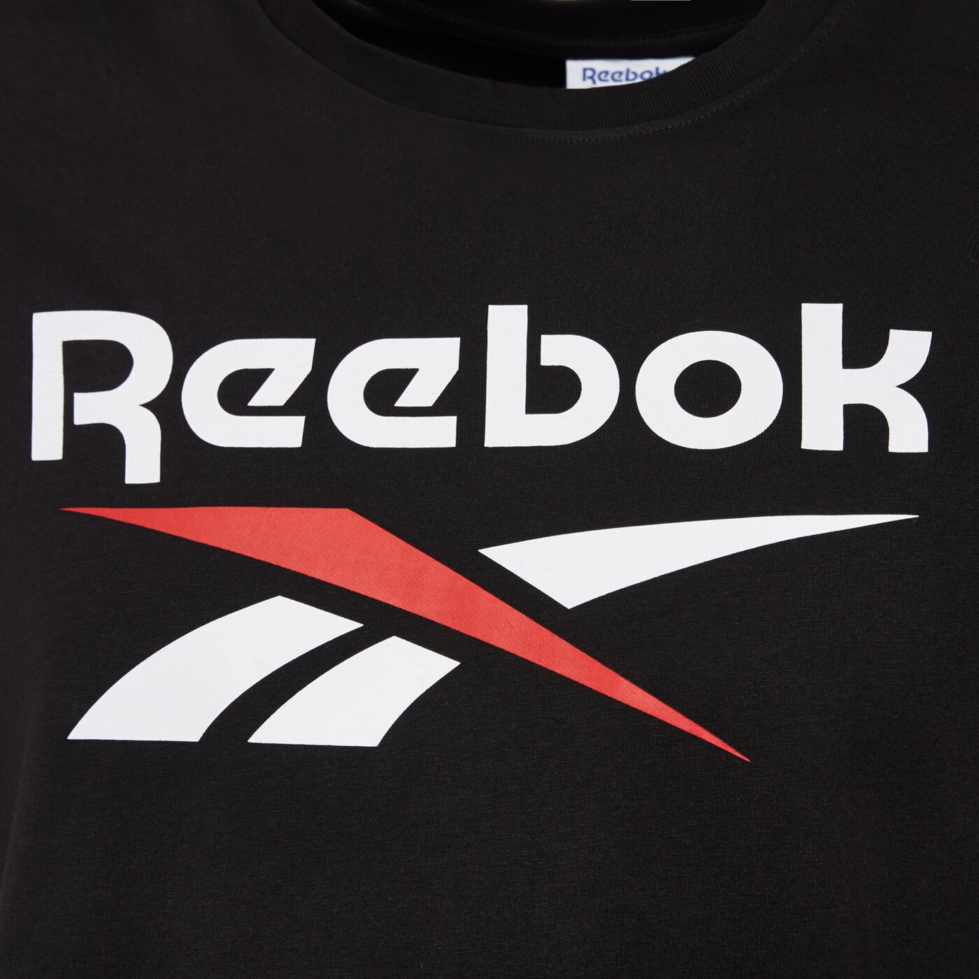 Koszulka męska REEBOK T-SHIRT BRUNO BIG LOGO CREW NECK SS TEE 100240887 kolor czarny