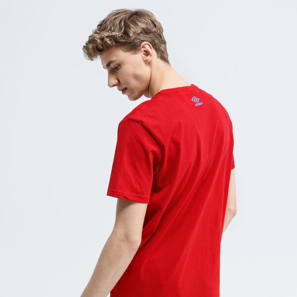 Koszulka męska UMBRO T-SHIRT STROLO ul120tsm38001 kolor czerwony