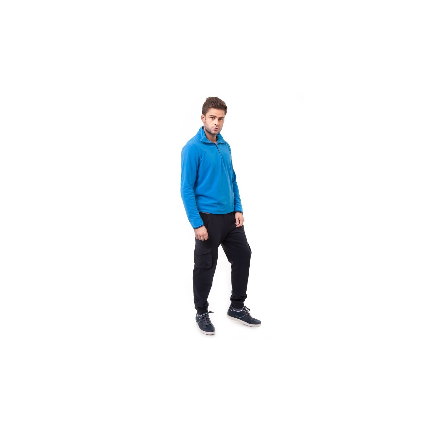 Spodnie dresowe męskie LOTTO SPODNIE PANTS MAVERIC FL r2391 kolor niebieski