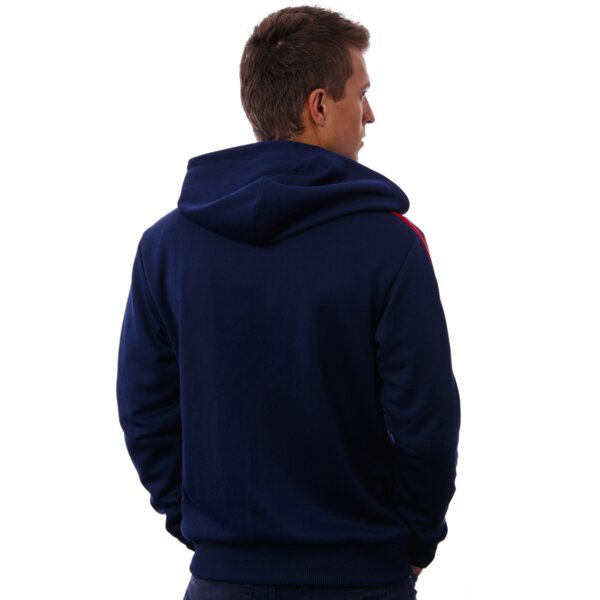 Bluza męska ADIDAS BLUZA   ADI HOODED FLOC x52982 kolor granatowy