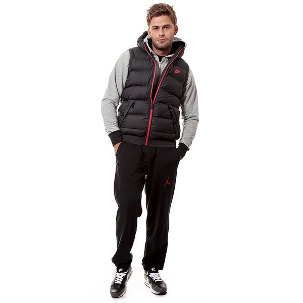 Bezrękawnik męski NIKE BEZRĘKAWNIK VEST HOOD PADD WERE 636698010 kolor czarny