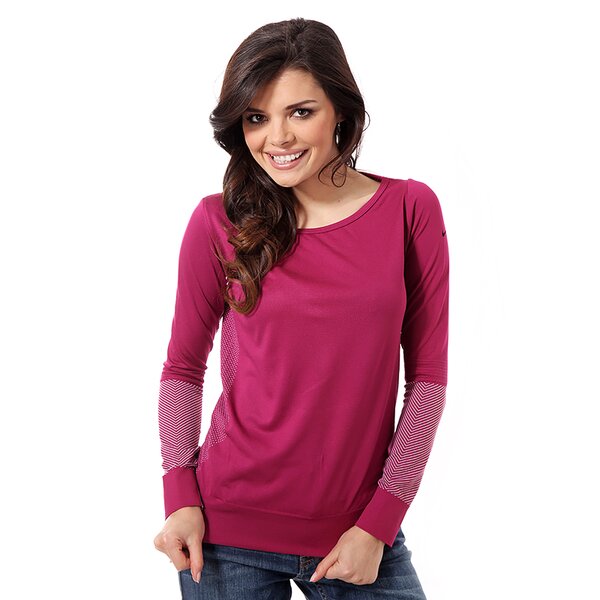 Bluza damska NIKE BLUZA NIKE EPIC DF KNIT LS CREW 589296513 kolor różowy