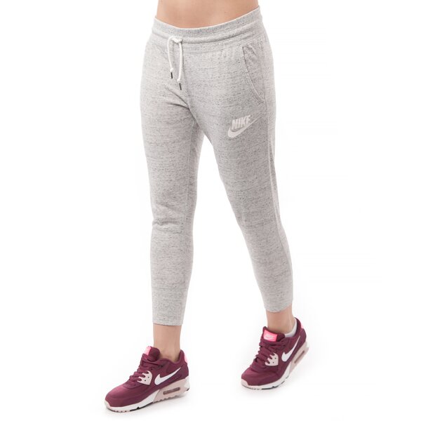 Spodnie dresowe damskie NIKE SPODNIE GYM VINTAGE CAPRI 668933050 kolor szary