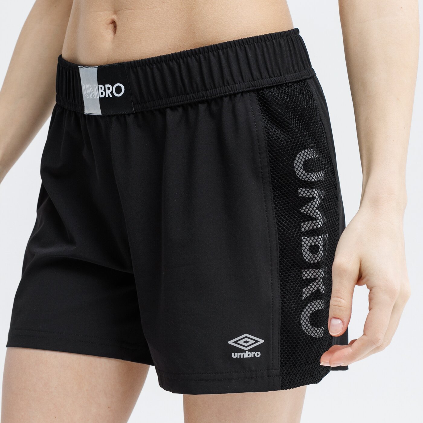 Spodenki damskie UMBRO SZORTY BULRUSH ul120szd08001 kolor czarny