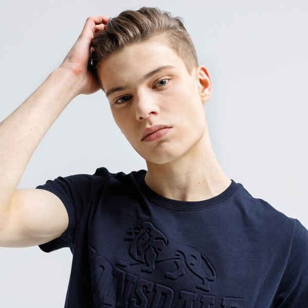 Koszulka męska LONSDALE T-SHIRT BROMPTON 115067-3076 kolor granatowy