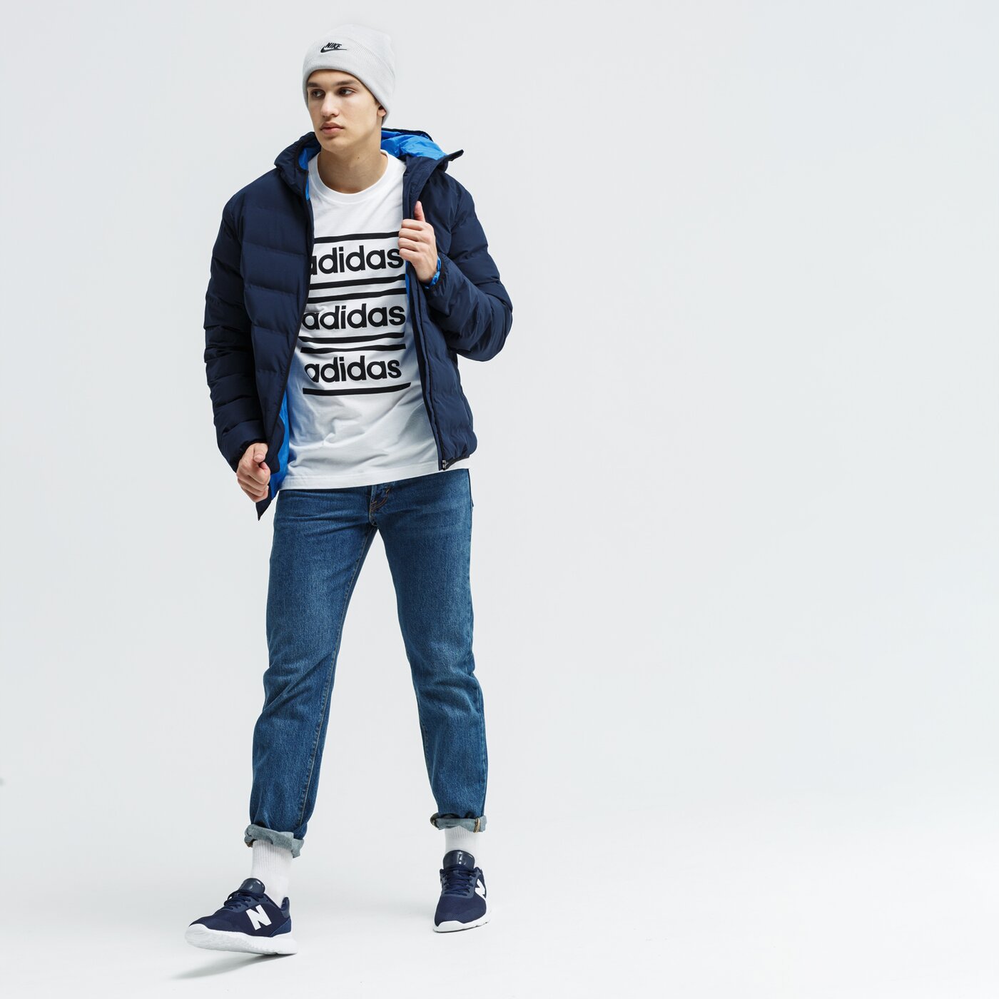 Koszulka męska ADIDAS T-SHIRT SS M C90 BRD ei5619 kolor biały