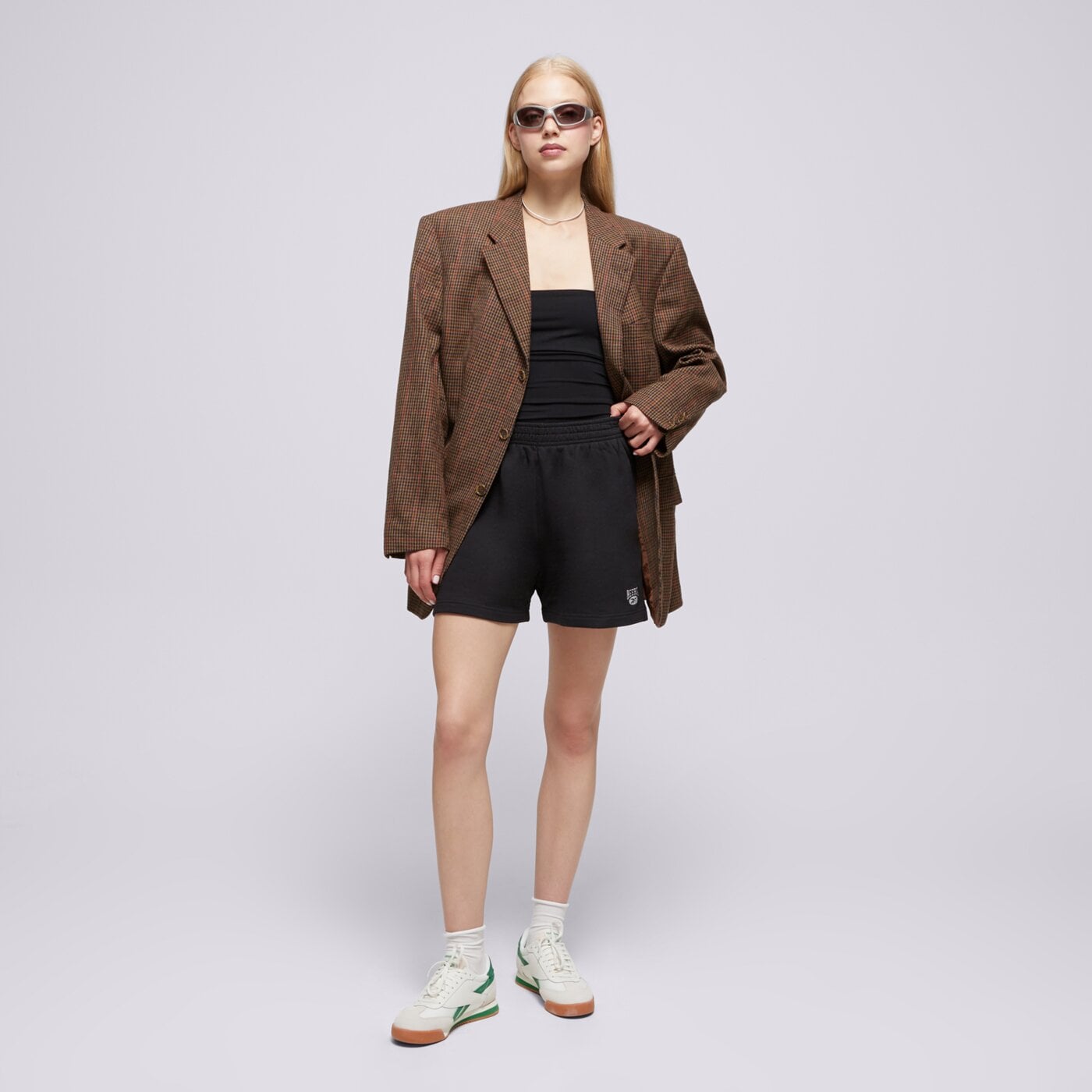 Spodenki damskie REEBOK SZORTY CL AE SM LOGO SHORT 100075518 kolor czarny