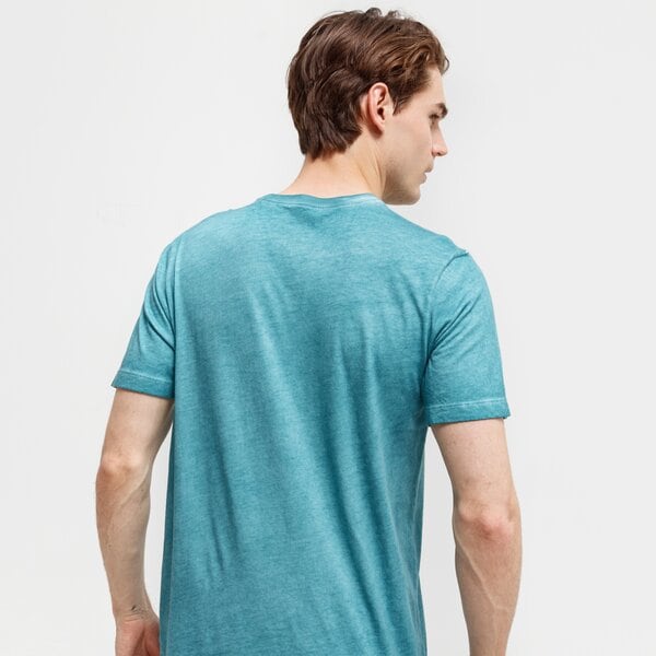 Koszulka męska NIKE T-SHIRT SS M NSW DYE/WASH HBR dd2709-393 kolor niebieski