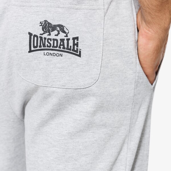 Spodnie dresowe męskie LONSDALE SPODNIE MARL GREY spm17ld0151004 kolor szary