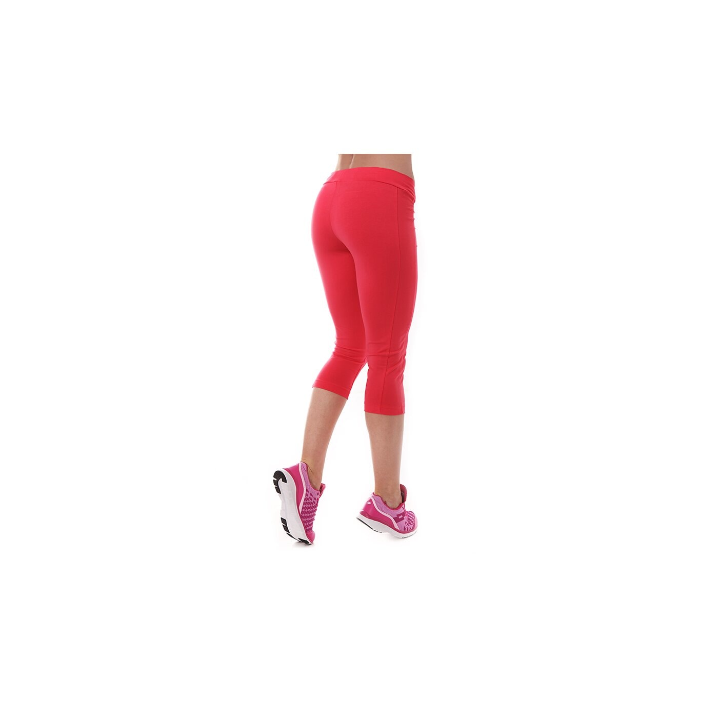 Spodnie dresowe damskie LOTTO SZORTY LEGGINGS MID TILD q9421 kolor różowy