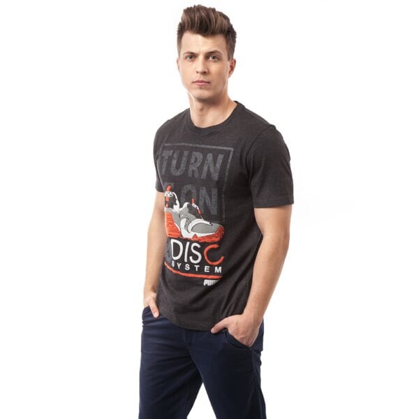 Koszulka męska PUMA T-SHIRT SNEAKER TEE 56827905 kolor szary