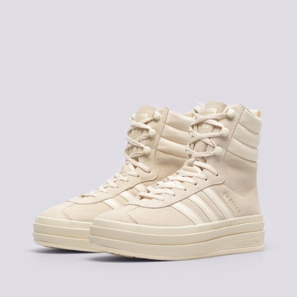 Buty sportowe damskie ADIDAS GAZELLE BOOT W id6984 kolor beżowy