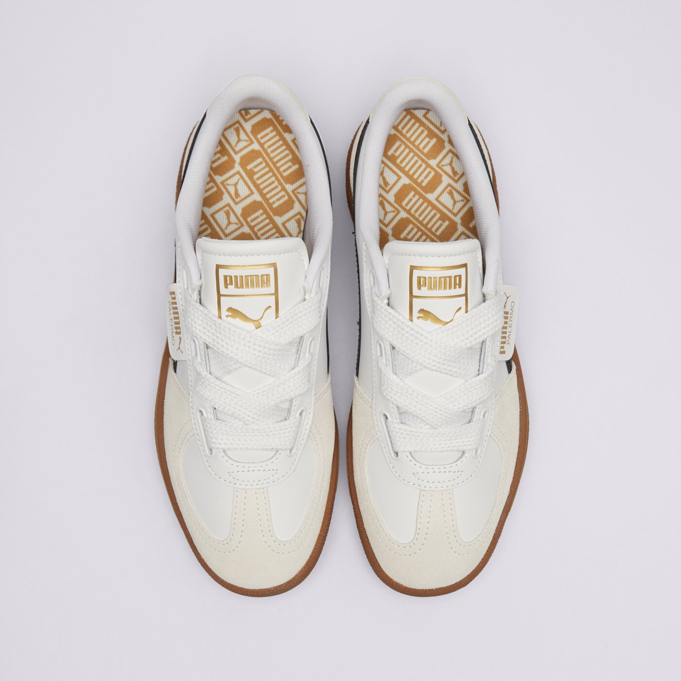 Buty sportowe damskie PUMA PALERMO WIDE LACE  40210901 kolor biały
