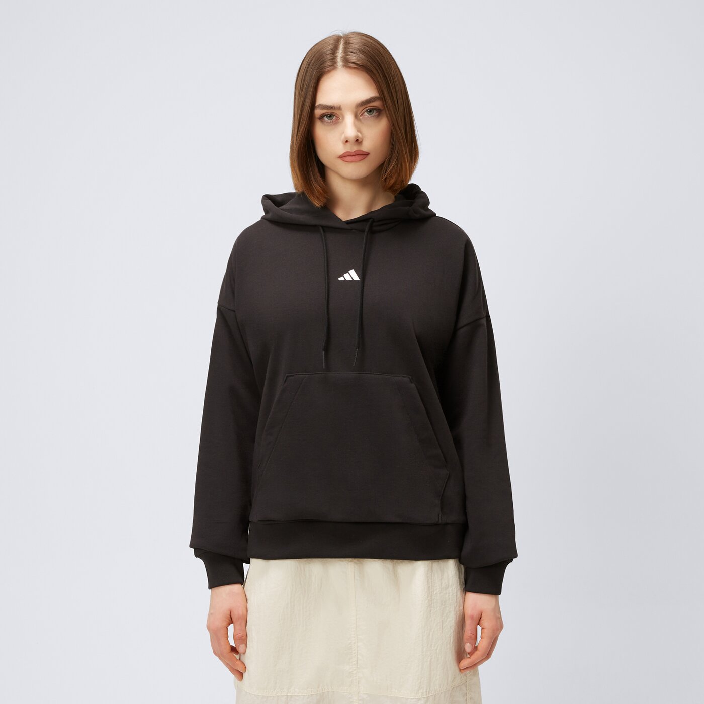 Bluza damska ADIDAS BLUZA Z KAPTUREM W SL FT HD jd7989 kolor czarny