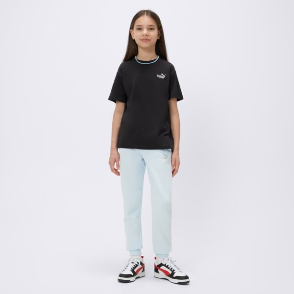 Spodnie dziecięce PUMA SPODNIE ESS+ FL CL G 672114 69 kolor niebieski