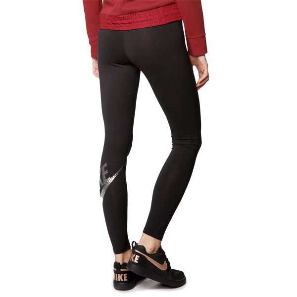 Spodnie dresowe damskie NIKE SPODNIE W NSW LEG-A-SEE LGGNG GX1 806231010 kolor czarny