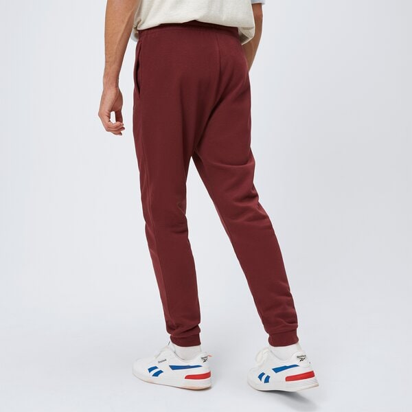 Spodnie dresowe męskie REEBOK SPODNIE REEBOK IDENTITY FLEECE JOGGER 100071033 kolor bordowy