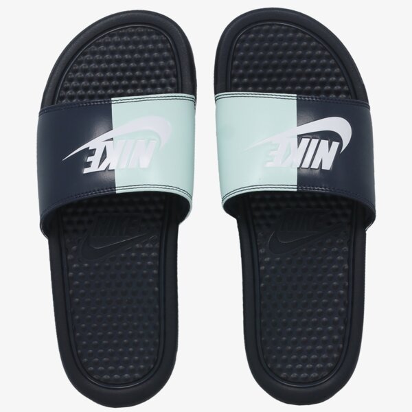 Klapki damskie NIKE WMNS BENASSI JDI  343881-406 kolor granatowy