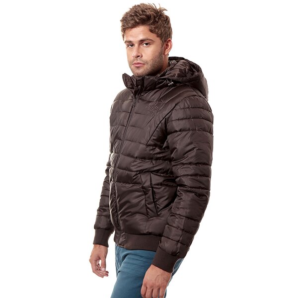 Kurtka zimowa męska UMBRO KURTKA TACOMA ul34kum01003 kolor brązowy