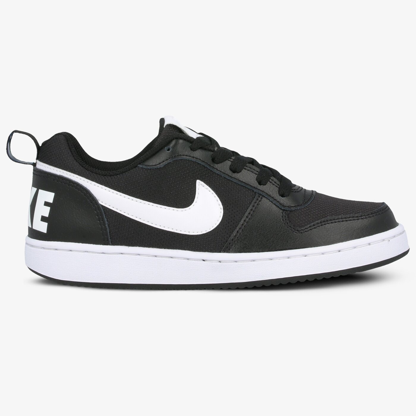 Buty dziecięce NIKE COURT BOROUGH LOW PE (GS) bq7566-002 kolor czarny