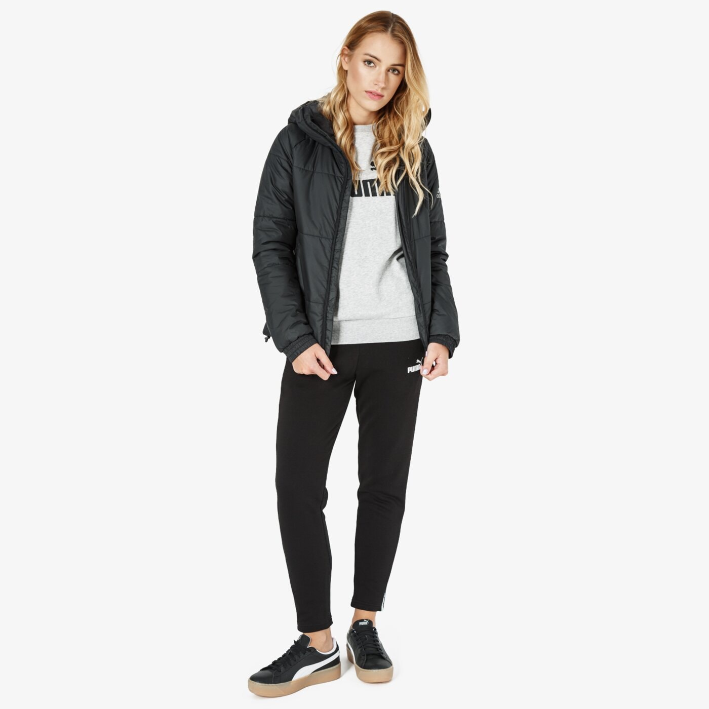 Kurtka zimowa damska ADIDAS KURTKA W BTS cy9127 kolor czarny