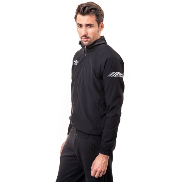 Kurtka przejściowa męska UMBRO KURTKA TRAINING WOVEN SUIT JACKET 62575u060 kolor czarny