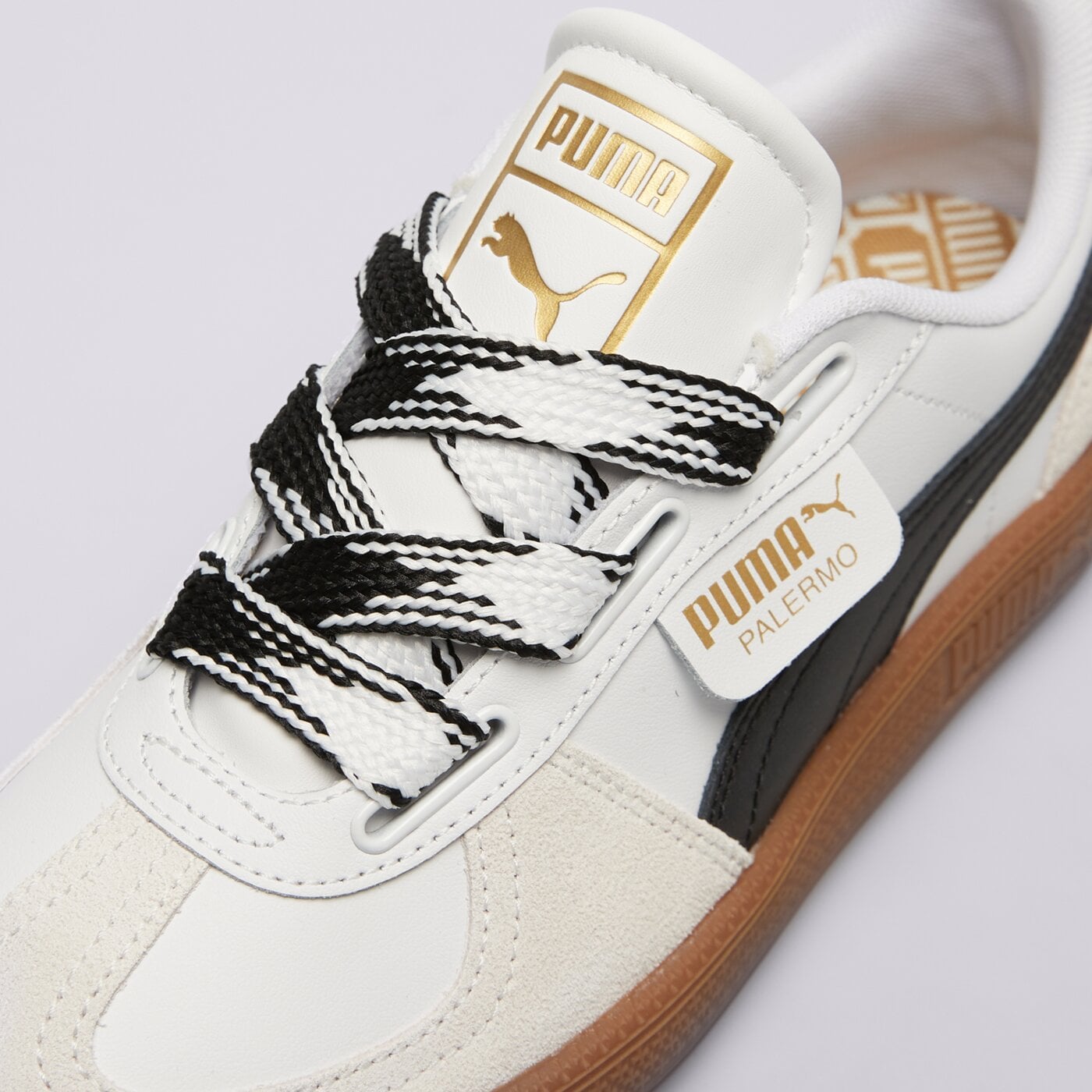 Buty sportowe damskie PUMA PALERMO WIDE LACE  40210901 kolor biały