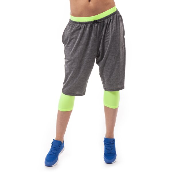 Spodnie dresowe damskie NIKE SPODNIE PRO INSIDE BALLER 11 643322032 kolor szary