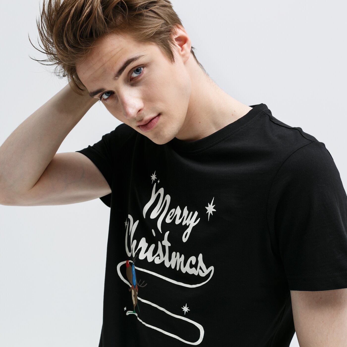 Koszulka męska FEEWEAR T-SHIRT SPARKLE fw39tsm73001 kolor czarny