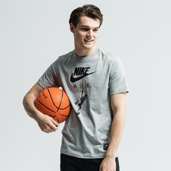 Koszulka męska NIKE T-SHIRT SS M NSW CLTR NIKE AIR 2 ar5046-063 kolor szary