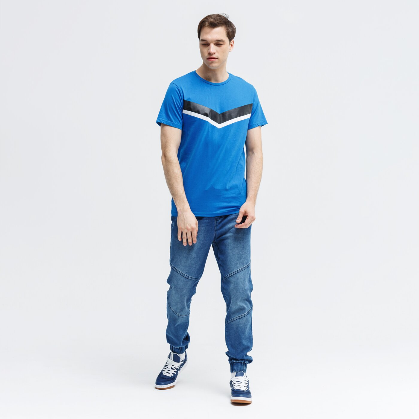 Koszulka męska LOTTO T-SHIRT ANSELMO lo39tsm44002 kolor niebieski