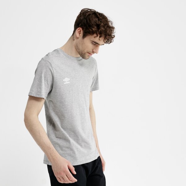 Koszulka męska UMBRO T-SHIRT SS FW SMALL LOGO COTTON 65353u-263 kolor szary