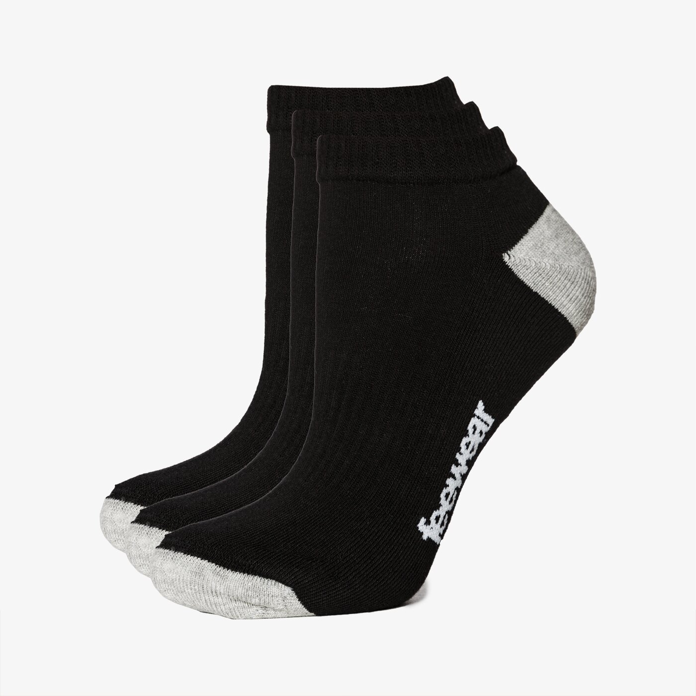 Skarpetki damskie FEEWEAR SKARPETY FR SNEAKER 3PK BLK fw18mz100204 kolor czarny