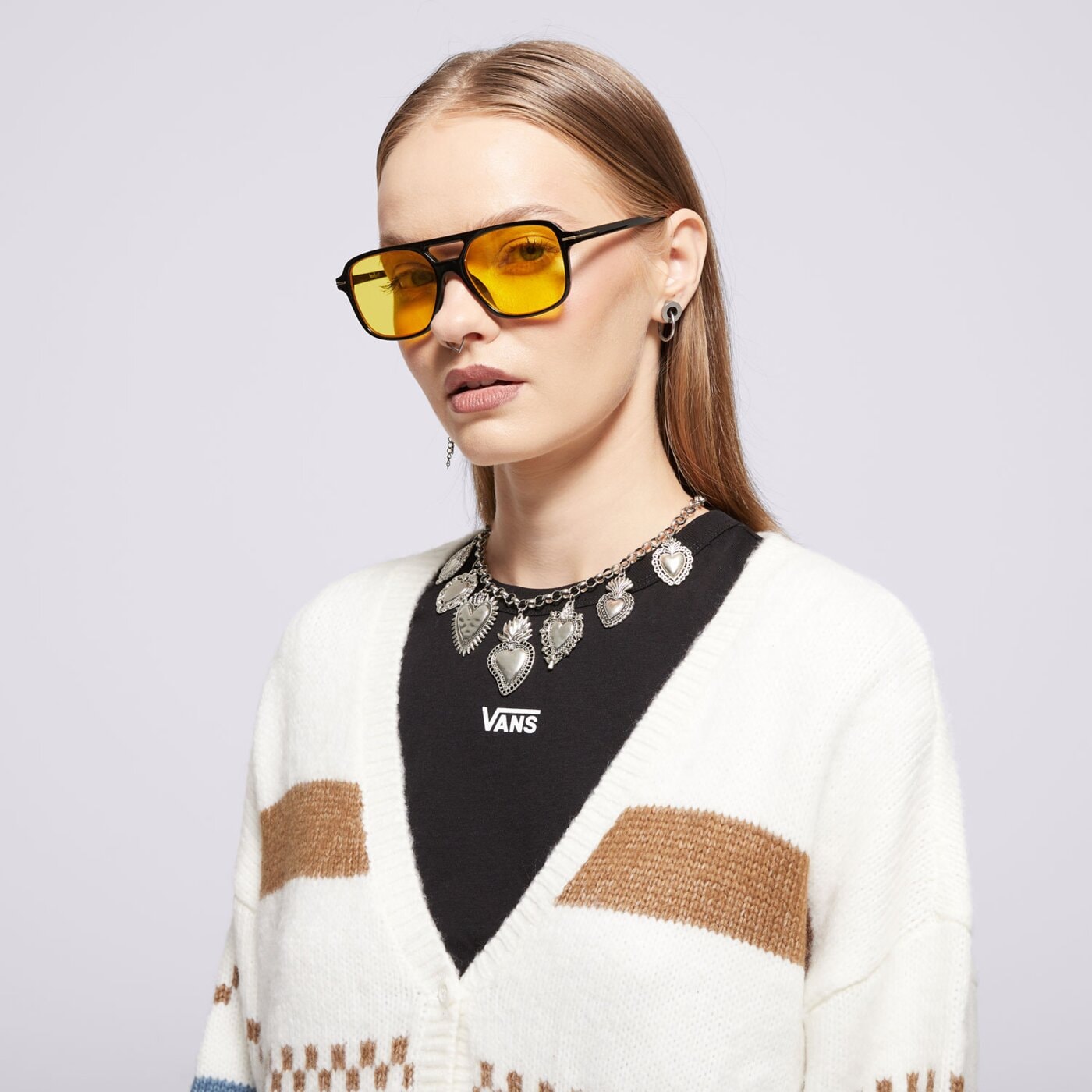 VANS SWETER VALERIE STRIPE CARDIGAN vn000hjbfs8 kolor multicolor