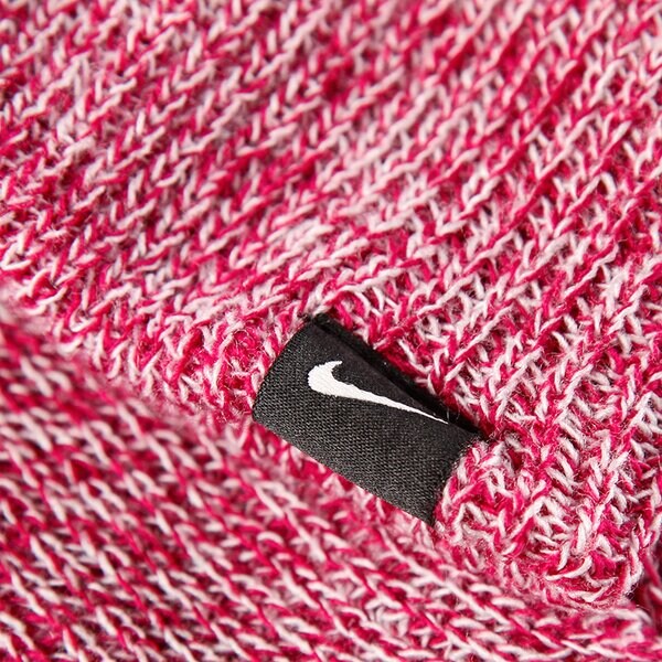 Czapka zimowa damska NIKE CZAPKA Z HEATHER KNIT BEANIE 507593602 kolor różowy