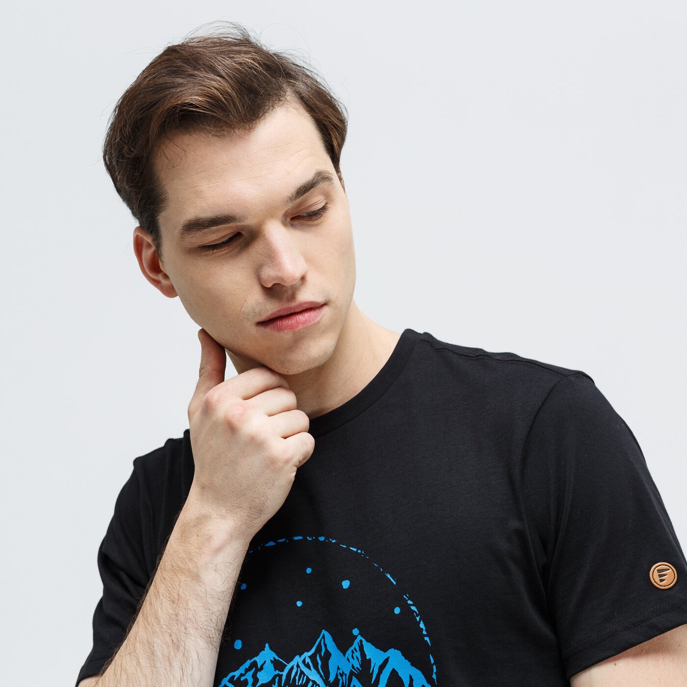 Koszulka męska FEEWEAR T-SHIRT FIRN fw39tsm06001 kolor czarny