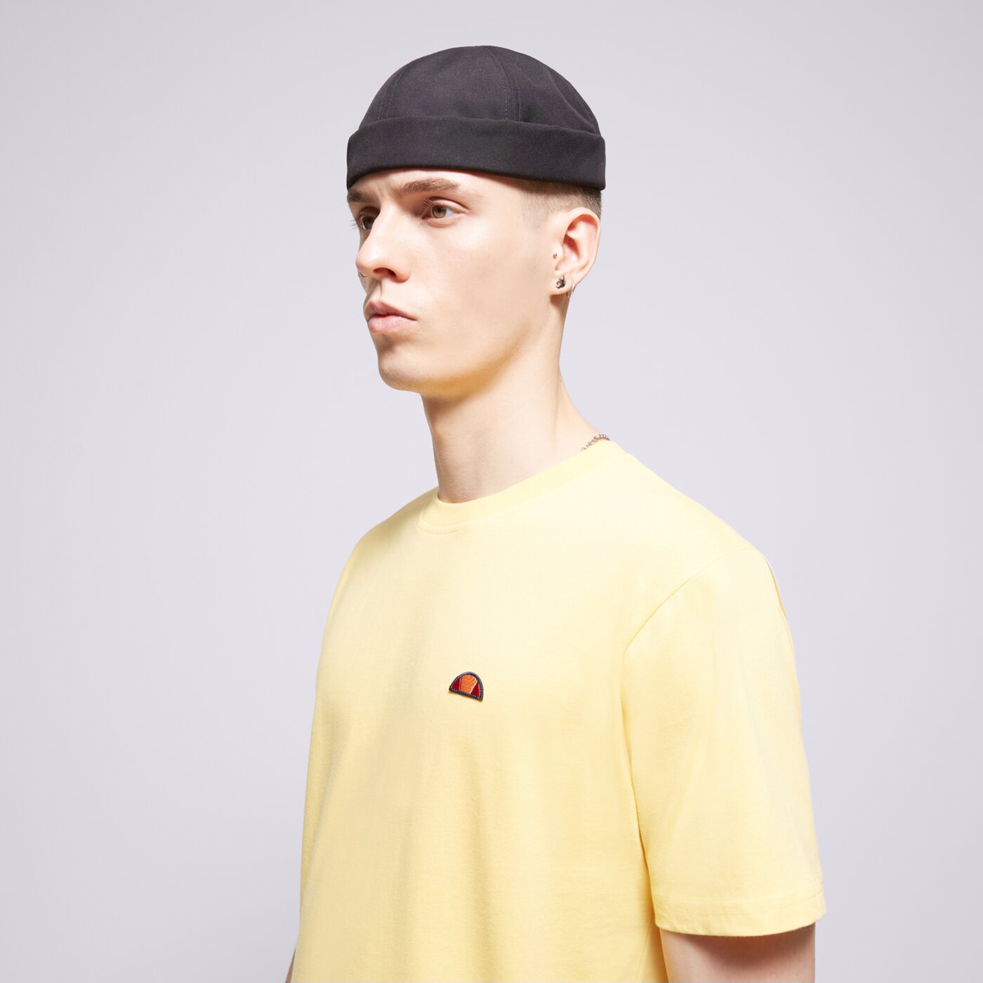 Koszulka męska ELLESSE T-SHIRT AZZINA YELLOW smg19603606 kolor żółty