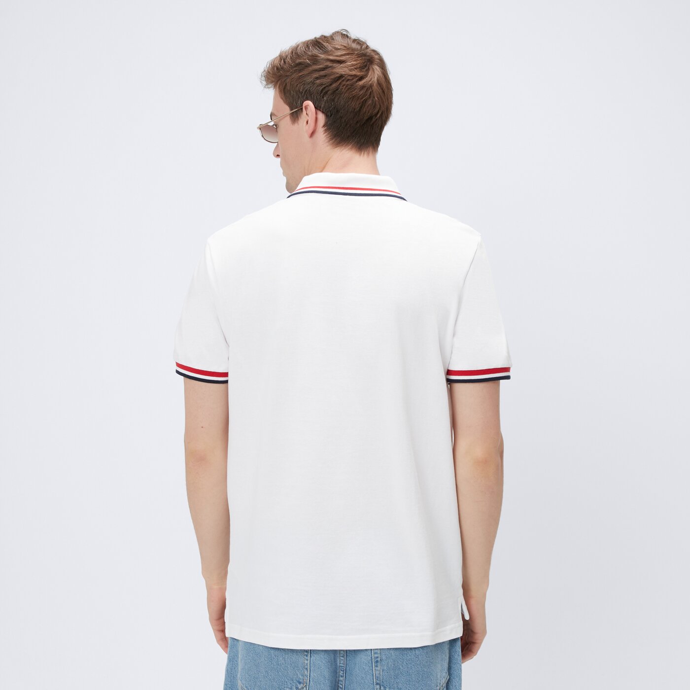 Koszulka polo męska FILA POLO PAZZO ss17spm041356 kolor biały