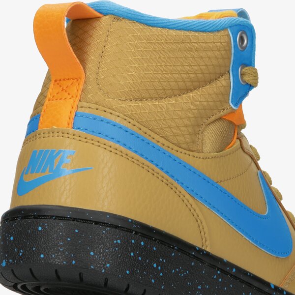 Buty dziecięce NIKE COURT BOROUGH MID 2 BOOT (GS) bq5440-701 kolor brązowy