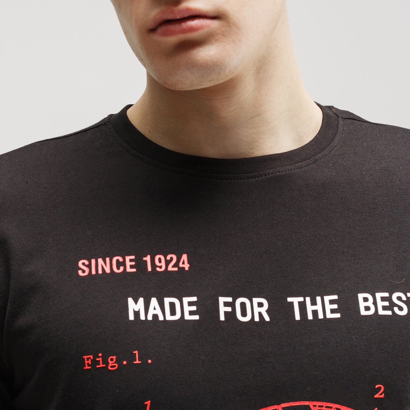 Koszulka męska UMBRO T-SHIRT SHANE ul120tsm23001 kolor czarny