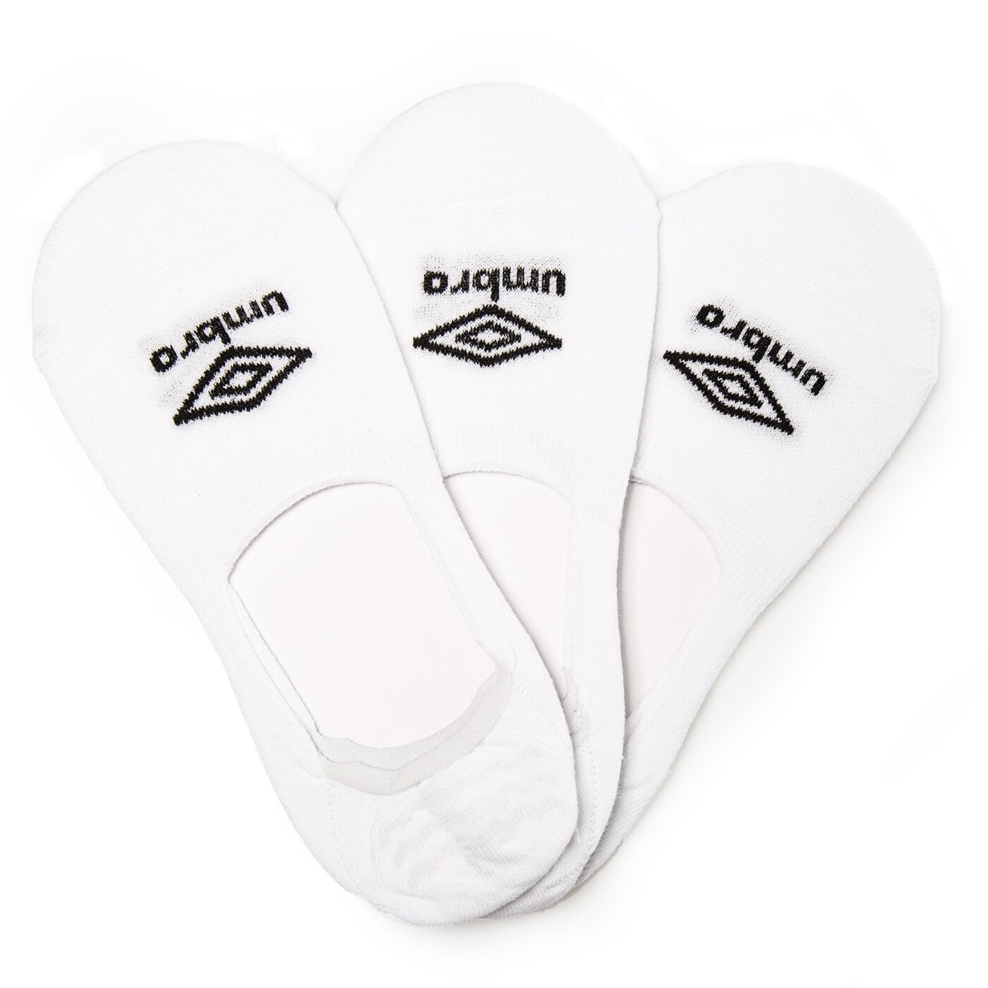 Skarpetki damskie UMBRO STOPKI FOOTIE 3PACK um24200w kolor biały