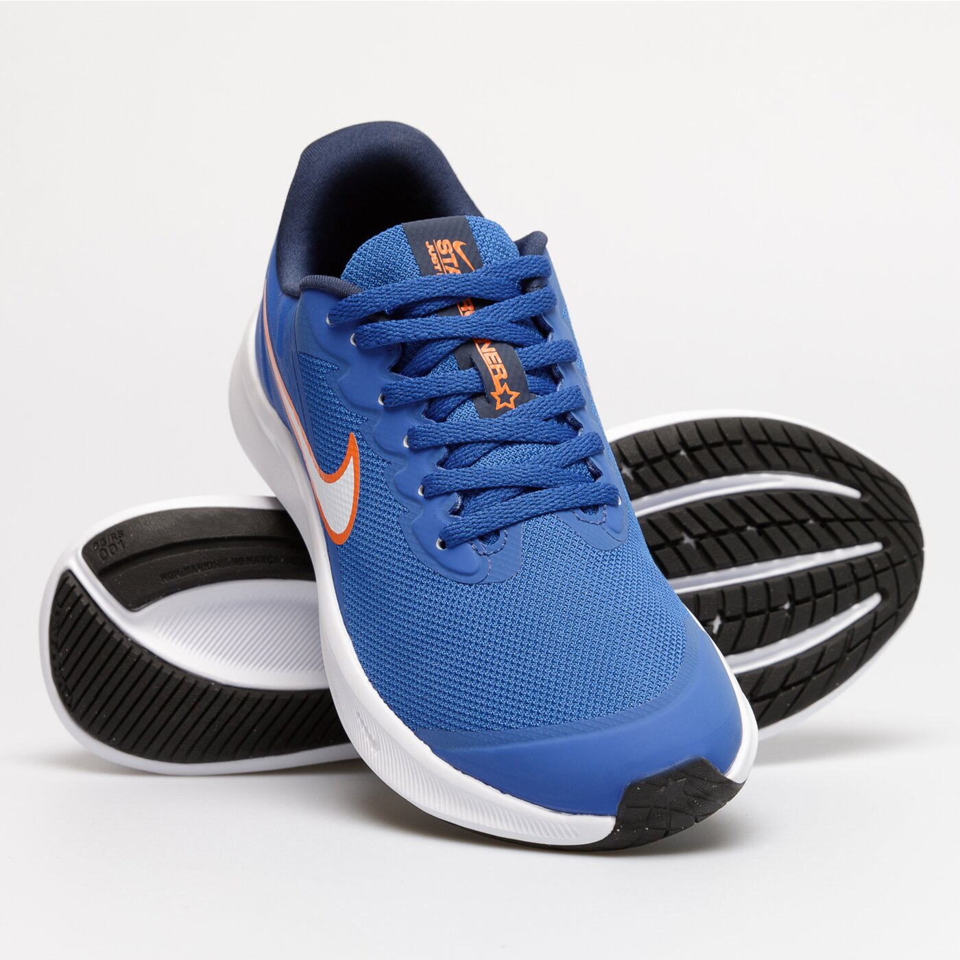Buty do biegania dla dzieci NIKE STAR RUNNER 3 da2776-403 kolor niebieski